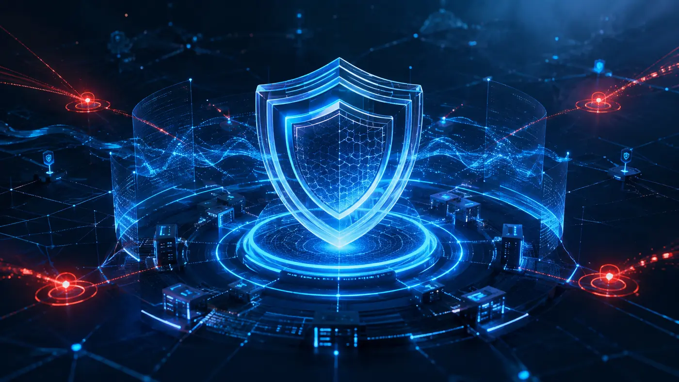 Visualisierung zum Thema Cybersecurity & SOC von AOIT