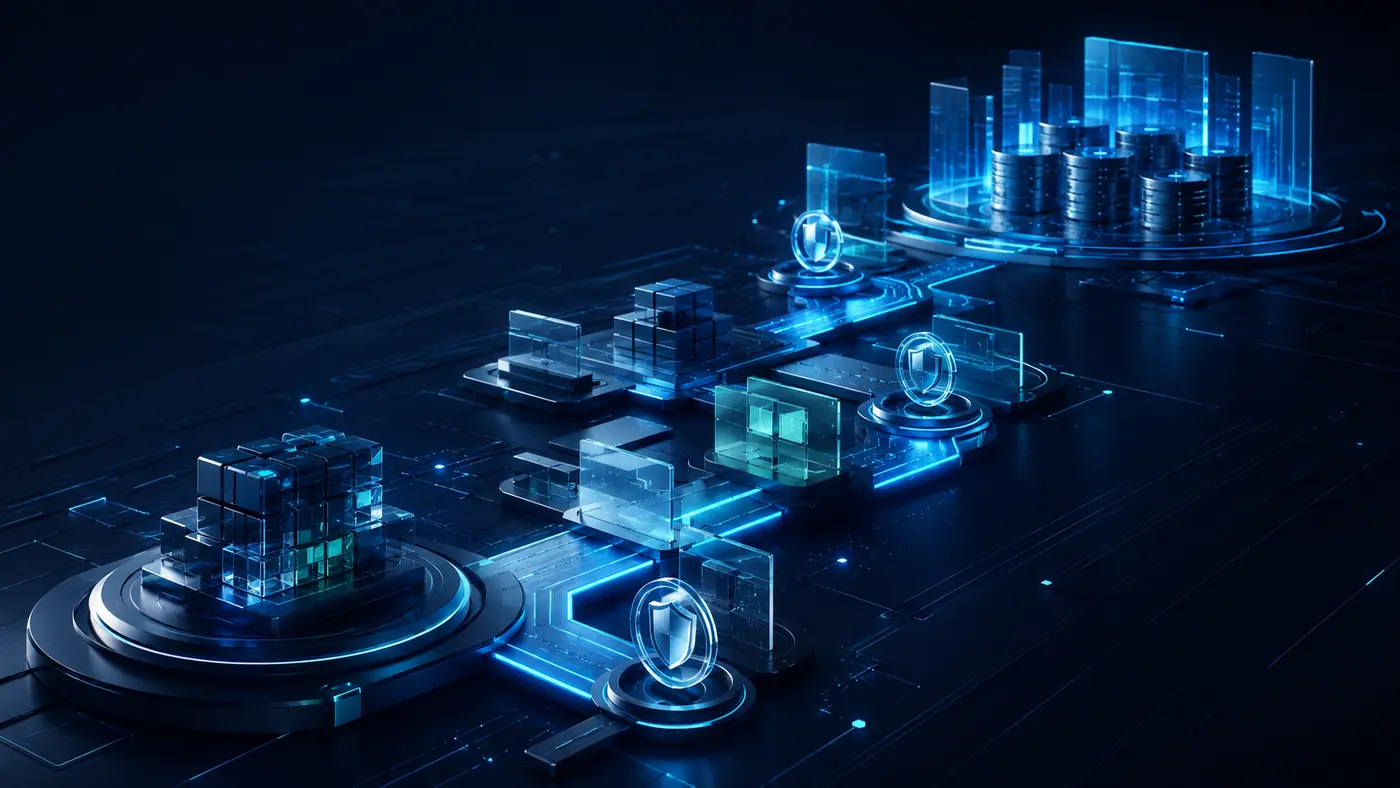 Visualisierung zum Thema IT-Strategie & Compliance von AOIT